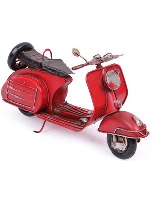İsmiyle Al Dekoratif Metal Scooter Vintage Dekoratif Ev Ofis Hediyelik