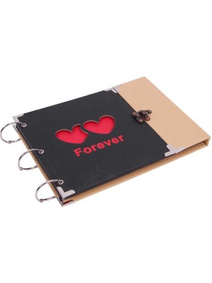 İsmiyle Al Forever Albüm Kilitli Kalp Modeli Resim Çerçeveli Hediyelik