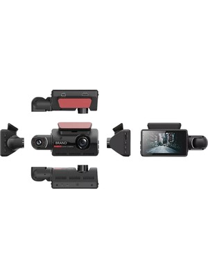 3 Inç IPS Ekranlı Full Hd Araç Kamerası – Wifi, Gece Görüş ve Hareket Algılama Özellikli Dashcam - Lisinya