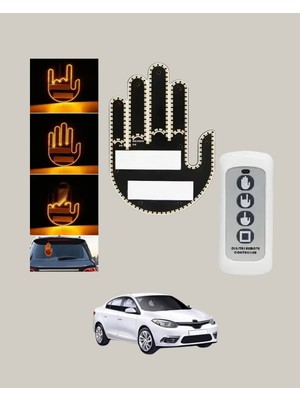 A Kalite Uzaktan Kumandalı LED Park Uyarı Işığı El Figürlü Model - Lisinya