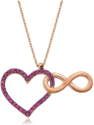 İsmiyle Al 925 Ayar Gümüş Kalbim Sonsuza Kadar Seninle Kolye