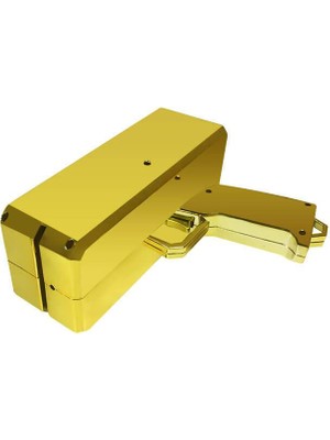 İsmiyle Al Para Tabancası Gold Hediyelik