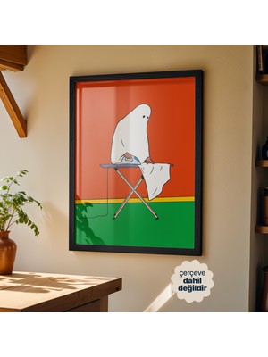 Persona Istanbul "the Everyday Phantom" - Ironik Pop-Art Illüstrasyon Posteri (Çerçevesiz)