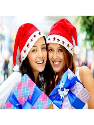 Colezium Yılbaşı Özel Işıklı Noel Baba Şapkası