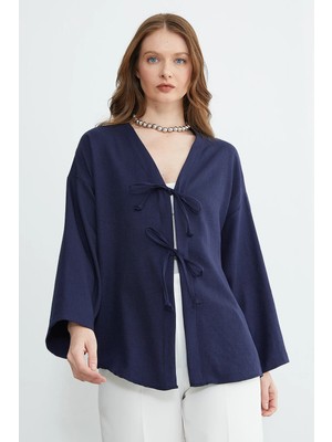 FullaModa Önü Bağlamalı Salaş Kimono