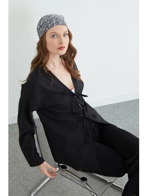 FullaModa Önü Bağlamalı Salaş Kimono