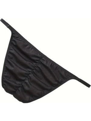 Colezium Erkek Siyah Büzgülü Slip Iç Giyim