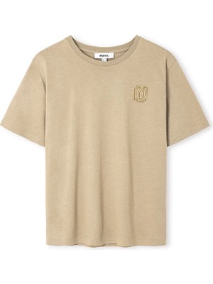 İpekyol Metal monogram aksesuarlı tişört IS1260070244176