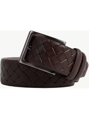 Fabrika Fbk 022 4cm Kls Kahv Kahve Erkek Deri  Kemer