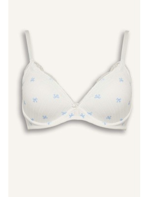 DeFacto Dantel Detaylı Kaplı Pedli Balensiz Tişört Bra H3268AX26SP