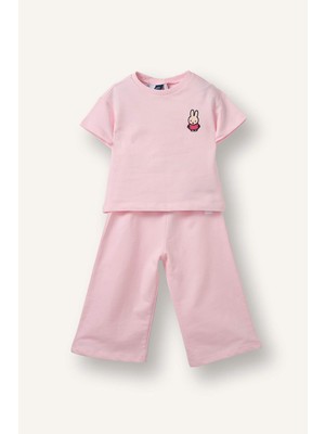 DeFacto Miffy Tişört Alt 2'li Takım Kız Bebek H2760A526SP