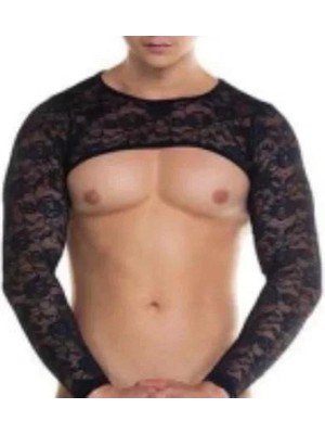 Colezium Erkek Fantezi Dantel Crop