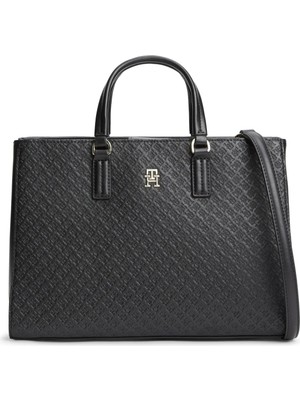 Tommy Hilfiger Siyah Kadın El Çantası AW0AW18418BDS