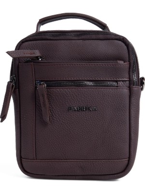 Fabrika Kahve Erkek El Çantası Frkçt 008 Deri Omuz Çanta Kahve Flt