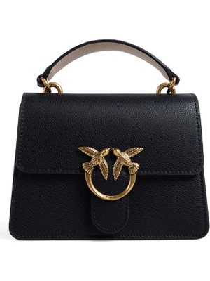 Pinko Siyah - Beyaz Kadın El Çantası 100071ZC3Q