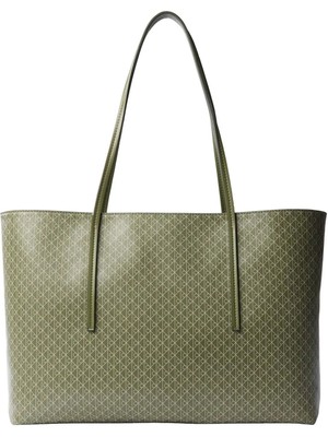 Calvin Klein %95 Geri Dönüştürülmüş Polyester, %5 Poliüretan Haki Kadın Tote Çanta LV04F3266GY0I