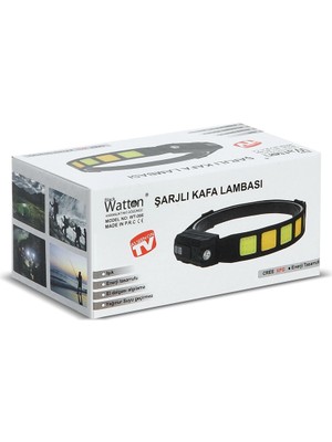 Colezium Sensörlü Cob Xpg LED Kafa Lambası Watton WT-066