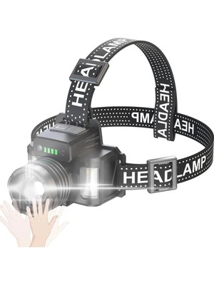 Colezium Sensörlü Cree Tg LED  Şarjlı Kafa Lambası Watton WT-625