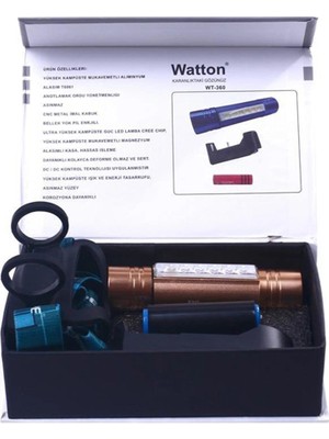 Colezium Kafa Lambası Güçlü El Feneri Watton WT-360