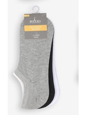 Bolero 3'lü Pamuklu Sneakers Çorap