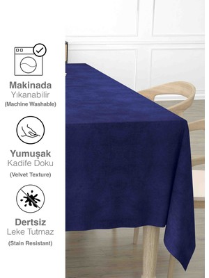 Ayzen Home Kadıfe Dokulu Masa Örtüsü Arvin Serisi