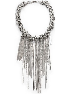 Twist Sallantılı Zincirli Metal Kolye TS1260051110122