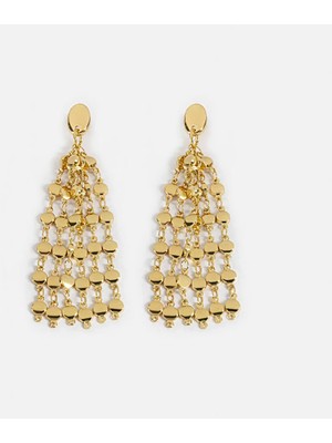 İpekyol Deri görünümlü püsküllü küpe IS1260068149265