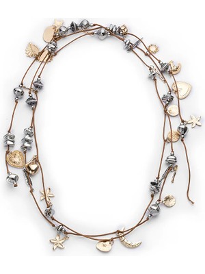 Twist KARMA FİGÜRLÜ İP KOLYE TS1260051107122