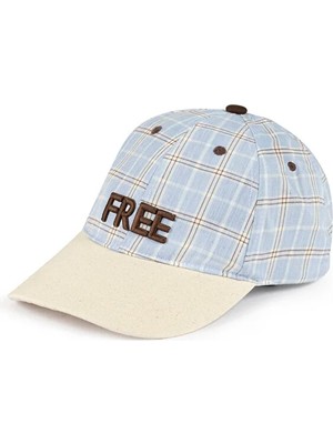 Twist SLOGANLI EKOSE DESEN ŞAPKA  TS1260077053089