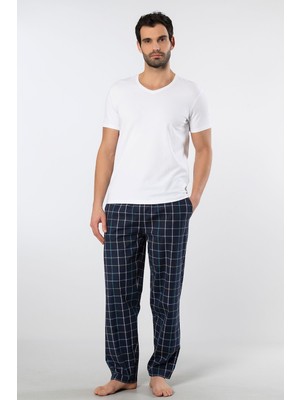 Cacharel Erkek Dokuma Pijama Takımı 2238/LACIVERT 8