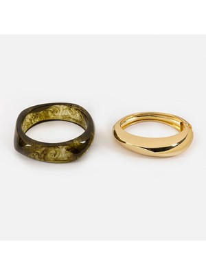 İpekyol Reçine ve metal bileklik seti IS1260061036265