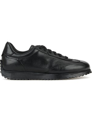 Ziya, Erkek Hakiki Deri Sneaker 1611026Z229 Siyah