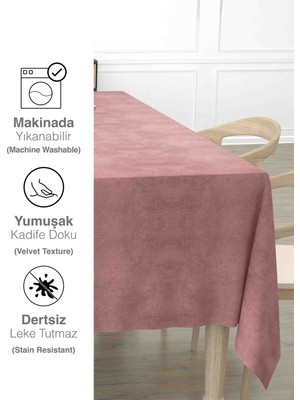 Ayzen Home Kadıfe Dokulu Masa Örtüsü Arvin Serisi