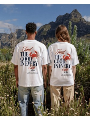 Azura Club Sea Baskılı Unisex T-Shirt