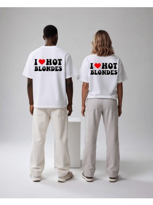 Azura Club Hot Blonde Sarışın Baskılı Unisex T-Shirt