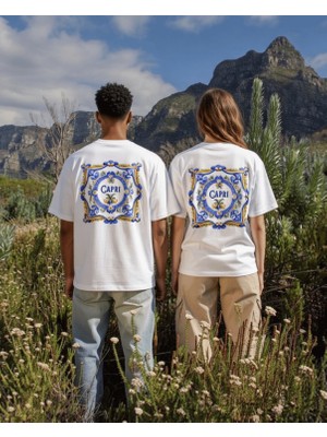 Azura Club Capri Baskılı Unisex T-Shirt