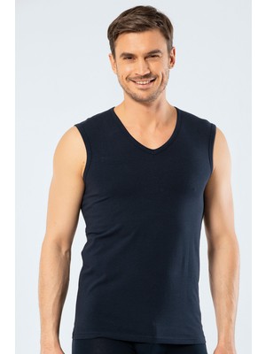 Cacharel Erkek V Yaka Spor Atlet 1304/LACIVERT