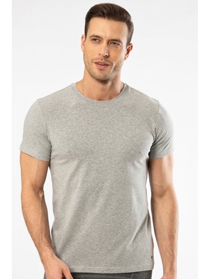 Cacharel Erkek Kısa Kollu T-Shirt 1307/GRI
