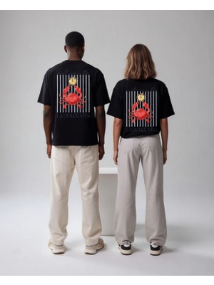 Azura Club Seafood Baskılı Unisex T-Shirt