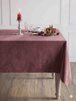 Ayzen Home Kadıfe Dokulu Masa Örtüsü Arvin Serisi