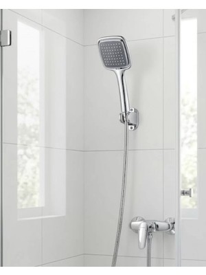 Maxdora Siyah El Duşu Seti Spiral Duş Hortumu ve Duvar Askılı Çok Fonksiyonlu Duş Baş - MX002U-7K3EA