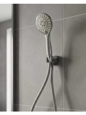 Maxdora Çok Fonksiyonlu El Duşu Başlığı Spiral Hortumlu Dayanıklı Duş Seti - MX002U-7K3E89