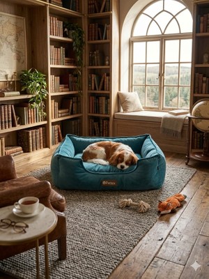 Patitex Ptx Kadife Klasik Kedi Köpekyatağı