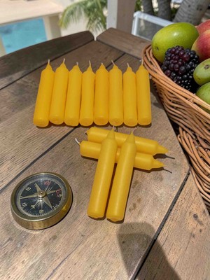 İV BLUE PURPLE Iv Blue Purple 12'li Sarı Small Bakkal Mumu