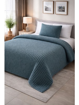 Ecem Home Merinos Kutulu Tek Kişilik Modernline 2 Parça Battaniye Seti