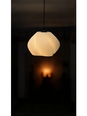 bebekokusu Vintage , Dekoratif , Bohem , Vegan Oturma Odası , Salon , Mutfak Için 3D Tekli Sarkıt Avize