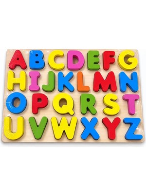 Eco Port Ahşap Alfabe Puzzle Eğitici Oyuncak 94-432