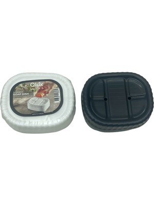 Nemere Set Üstü Katı Sabunluk Kapaklı Plastik (4887)