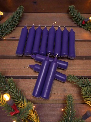 İV BLUE PURPLE Iv Blue Purple 12'li Mor Small Bakkal Mumu