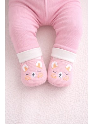 Numix Baby Kids Yumuşak Çoraplı Triko Bebek Ilk Adım Ayakkabı, Hafif, Sevimli, Sıcacık Patik-Panduf